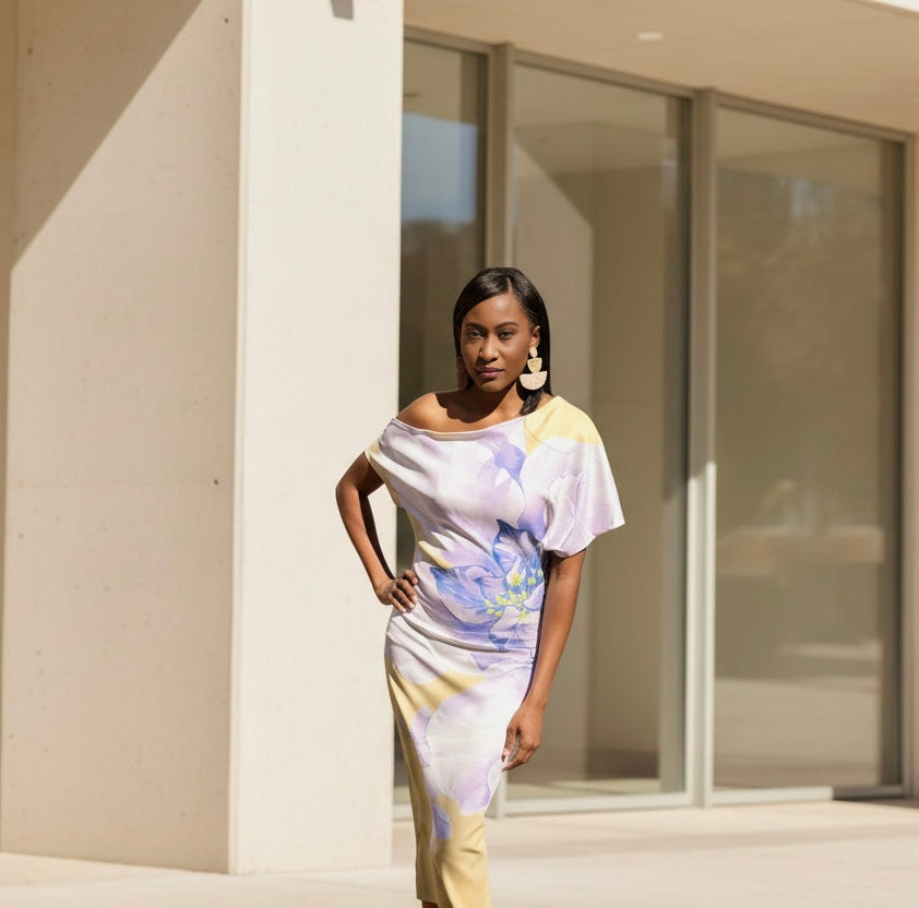 Floral Chic Midi Dress