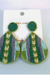Southwest Beaded Drop Earrings - ReservedChic