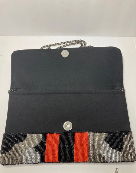 Camo Bee Beaded Clutch