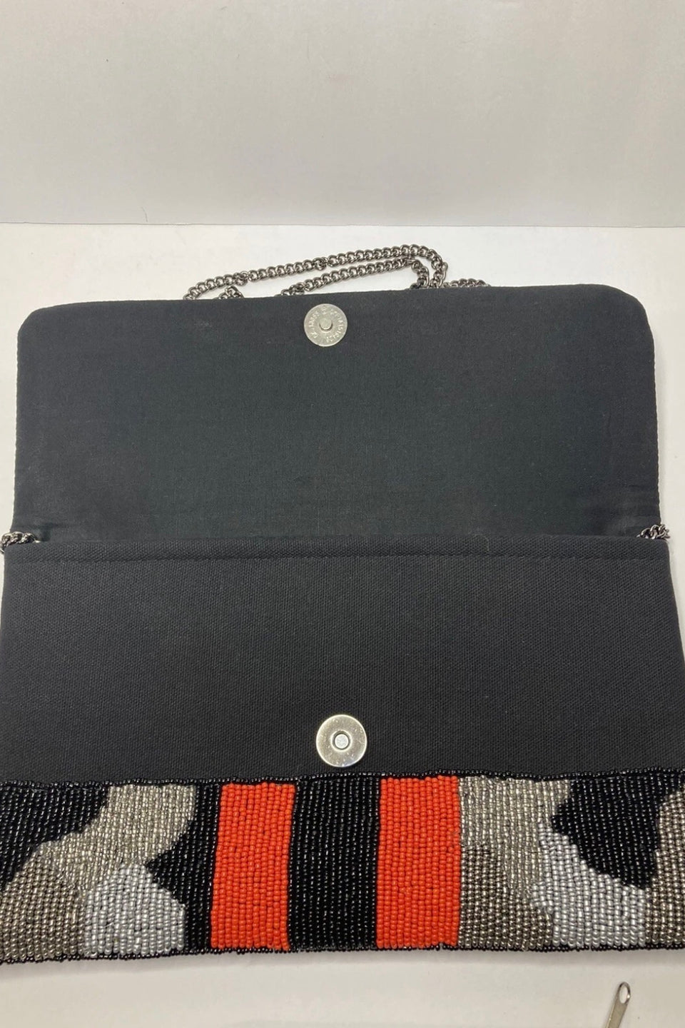 Camo Bee Beaded Clutch