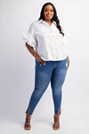 Charming Ruffle Sleeve Top - ReservedChic