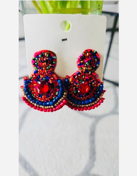 Princess Beaded Earrings