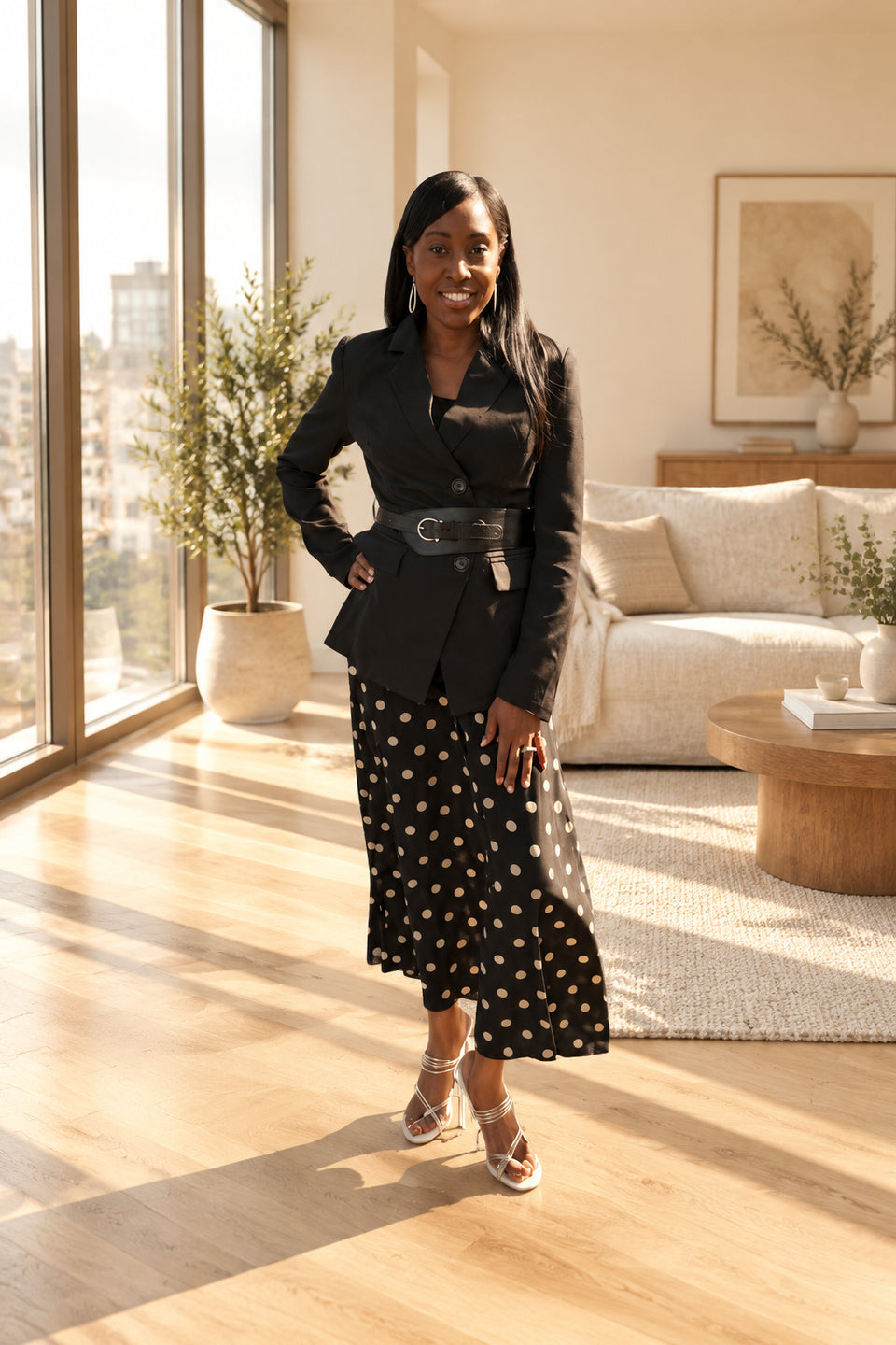 Lena Polka Dot Skirt
