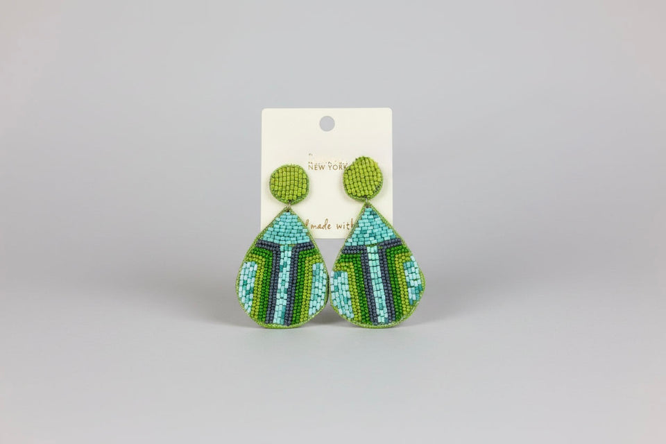 Willow Beaded Drop Earrings - ReservedChic