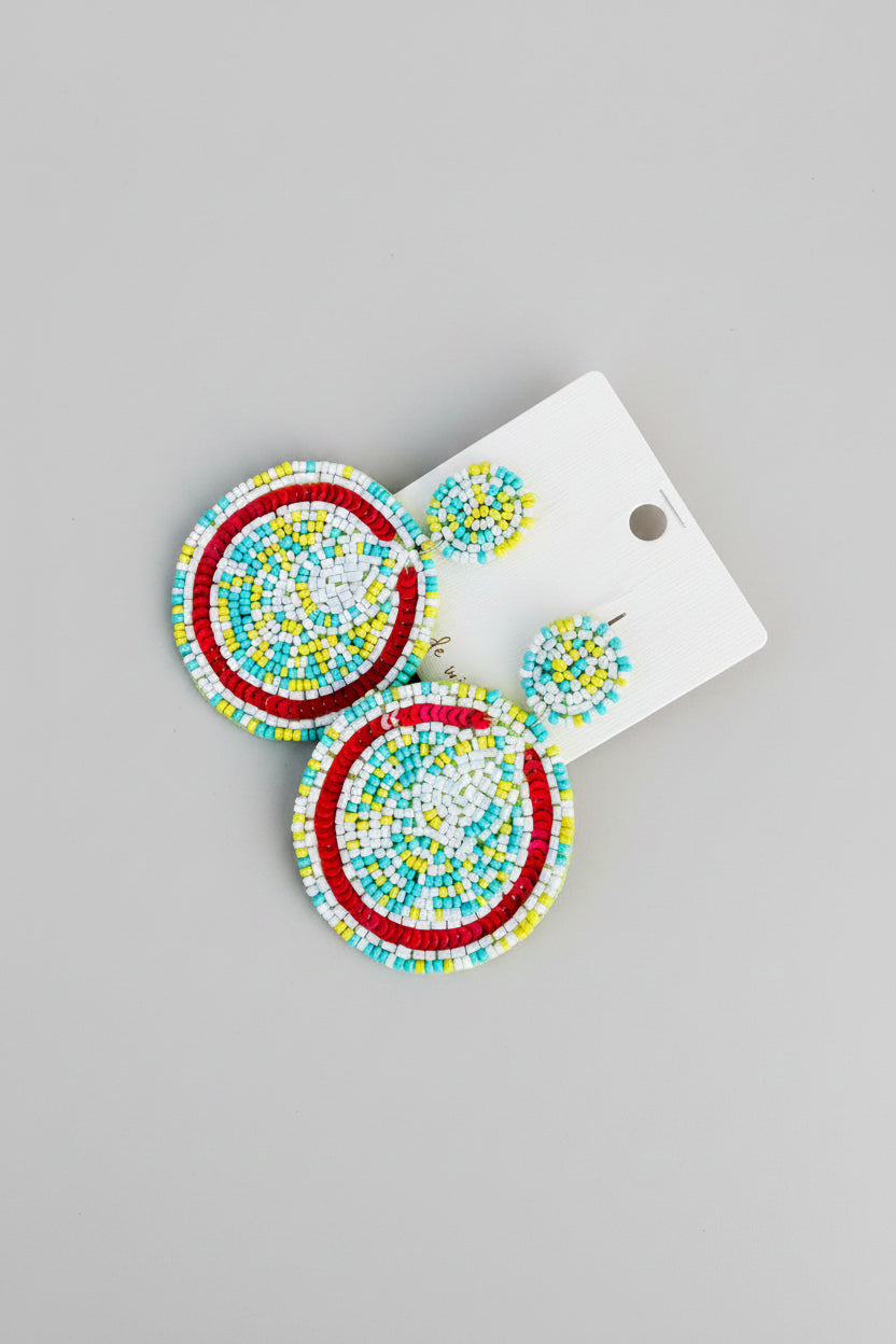 Gardenia Luxe Beaded Earrings - ReservedChic