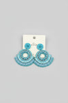 Chandelier Blue Beaded Earrings - ReservedChic