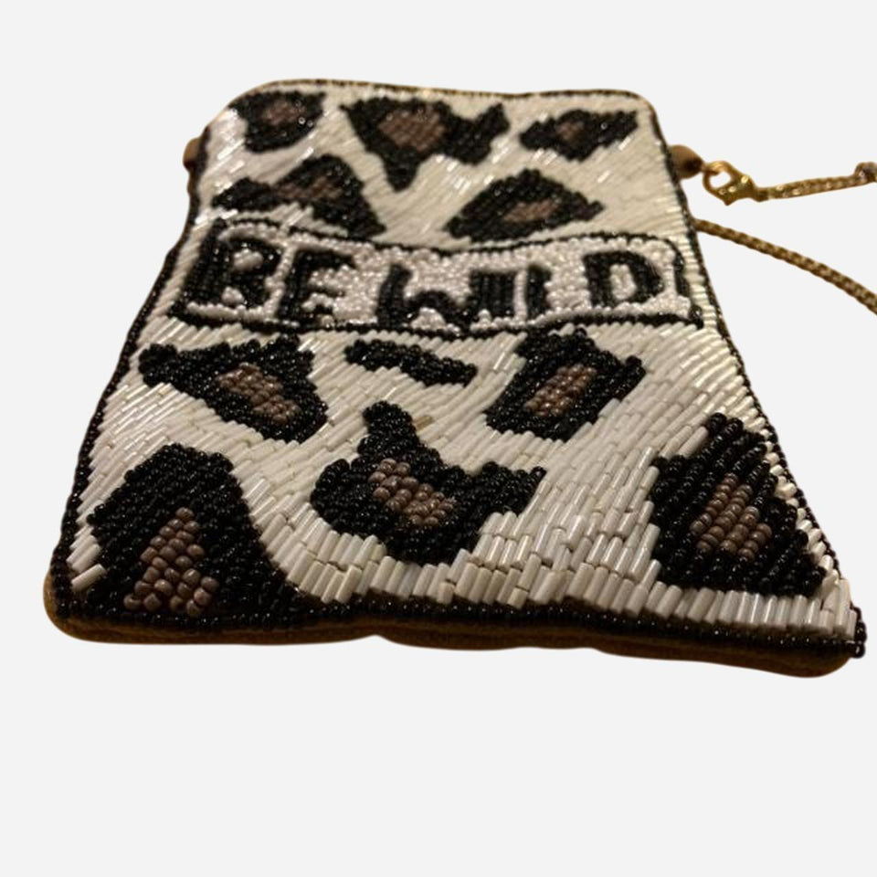 Be Wild Beaded Cell Phone/Crossbody