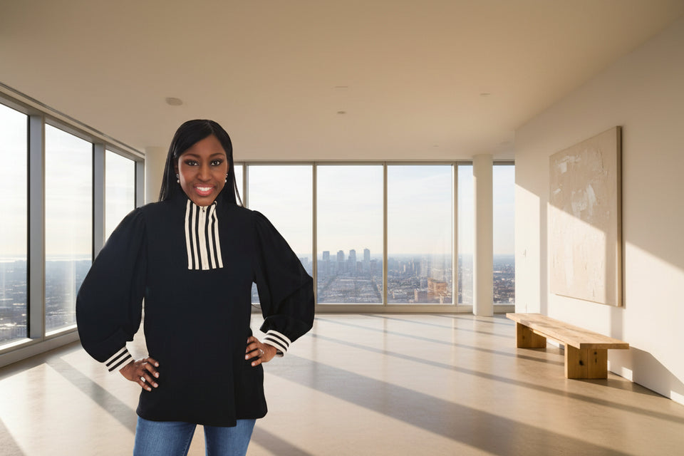 City Luxe Puff Sleeve Top - ReservedChic