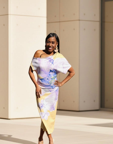 Floral Chic Midi Dress