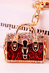 Mini Animal Purse Bag Charm- Red