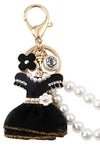 Little Luxe Dress Keychain Bag Charm