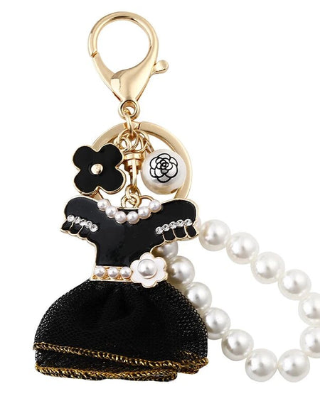 Little Luxe Dress Keychain Bag Charm