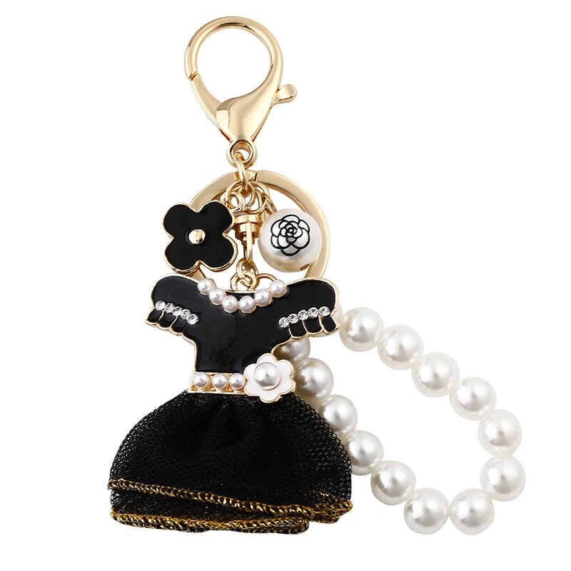 Little Luxe Dress Keychain Bag Charm
