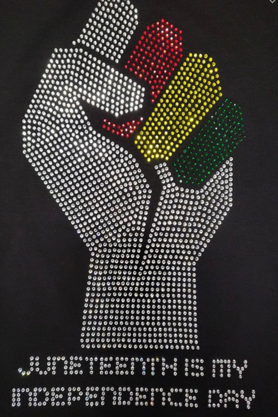 Juneteenth Day Bling Tee